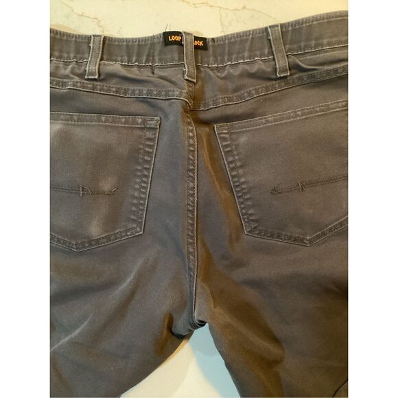 ARIAT M4 Rebar Low Rise Boot Cut Mens Jeans 33x36 Gray - Picture 3 of 4